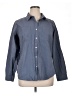 L.L.Bean 100% Cotton Stripes Blue Long Sleeve Button-Down Shirt Size XL - photo 1