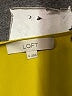Ann Taylor LOFT 100% Polyester Yellow 3/4 Sleeve Blouse Size XL - photo 7