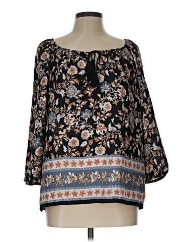 BCX 3/4 Sleeve Blouse (view 1)