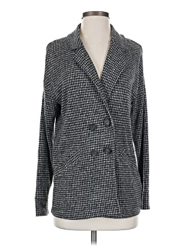 Madewell Brushed Knit Redford Blazer in Houndstooth Check (view 1)