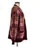 RE/DONE Plaid Burgundy Cardigan Size M - photo 4