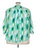 Alyx 100% Polyester Green 3/4 Sleeve Blouse Size 3X - photo 2