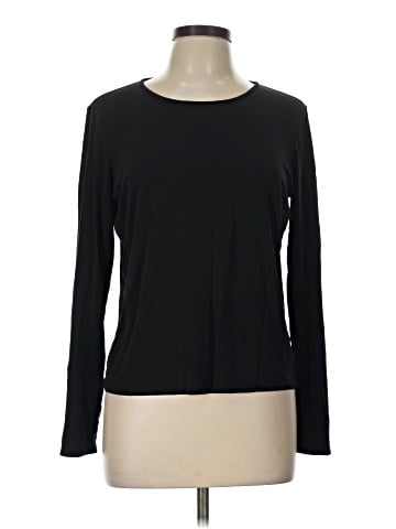 Eileen Fisher Long Sleeve Silk Top (view 1)