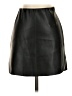 Commense Solid Black Faux Leather Skirt Size XS - photo 1