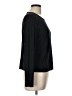Eileen Fisher 100% Silk Black Long Sleeve Silk Top Size L - photo 4