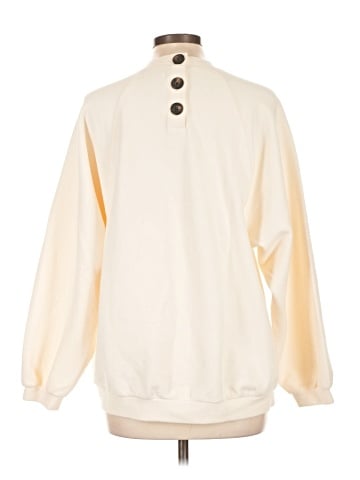 Madewell Button-Back Mockneck Top (view 2)