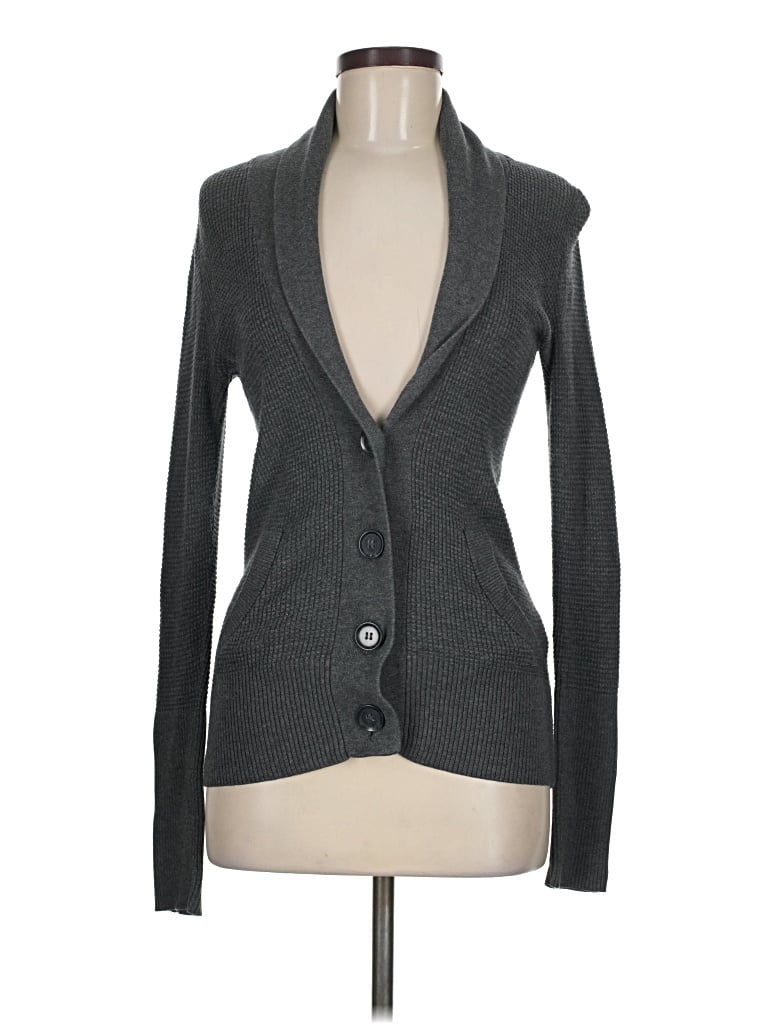 Pre-owned American Eagle Outfitters Cardigan Sweater In Gray