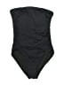 Holipick Solid Black One Piece Swimsuit Size M - photo 1