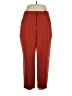 A New Day Solid Red Casual Pants Size 14 - photo 1