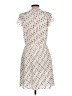 Current Air 100% Polyester Print Ivory Casual Dress Size L - photo 2