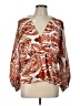 Entro Orange 3/4 Sleeve Blouse Size L - photo 1