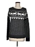Ann Taylor LOFT Print Black Pullover Sweater Size M - photo 1