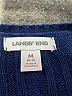 Lands' End 100% Cotton Stripes Blue Pullover Sweater Size M - photo 7