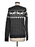 Ann Taylor LOFT Print Black Pullover Sweater Size M - photo 2