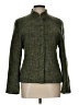 Ann Freedberg Tweed Green Jacket Size 10 - photo 1