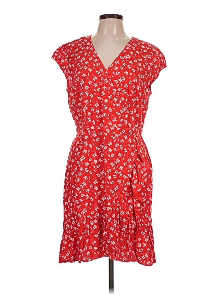 Pre-owned J.crew Mercantile Casual Dress In Red