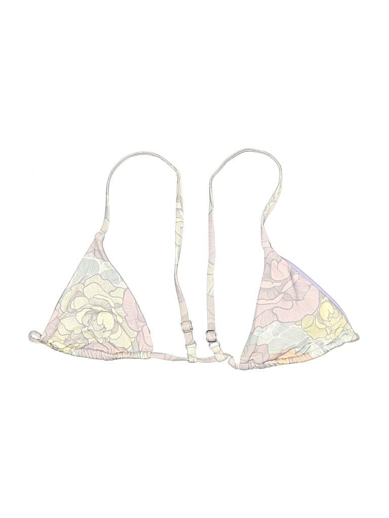 Pre-owned Dippin' Daisy's Swimwear Swimsuit Top Silver Swimwear