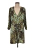 Sophia Eugene Print Green Casual Dress Size M (estimated) - photo 1