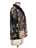 Notations 100% Polyester Floral Black 3/4 Sleeve Blouse Size L - photo 4