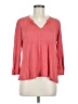 Ella Moss Pink 3/4 Sleeve Blouse Size L - photo 1