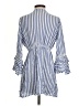 Spiaggia Dolce 100% Rayon Blue 3/4 Sleeve Blouse Size S - photo 2