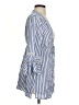 Spiaggia Dolce 100% Rayon Blue 3/4 Sleeve Blouse Size S - photo 4