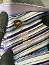Tea Stripes Blue Casual Pants Size 10 - photo 3