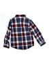 Levi's 100% Cotton Plaid Blue Long Sleeve Button-Down Shirt Size 5 - 6 - photo 2