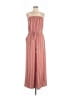 No Boundaries 100% Recycled Polyester Stripes Red Jumpsuit Size L - photo 1