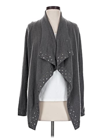 Aqua Cashmere Cardigan (view 1)