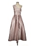 Kay Unger 100% Polyester Silver Cocktail Dress Size 2 - photo 1