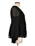 Torrid 100% Polyester Black Long Sleeve Blouse Size Lg Plus (0) - photo 4
