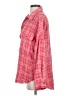 Zara Tweed Red Long Sleeve Button-Down Shirt Size S - photo 5