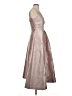 Kay Unger 100% Polyester Silver Cocktail Dress Size 2 - photo 4