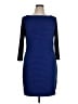 Chaps Color Block Blue Casual Dress Size 16 - photo 1
