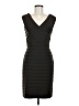Tadashi Solid Brown Black Cocktail Dress Size M - photo 1