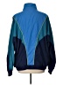 Wild Fable 100% Nylon Color Block Blue Track Jacket Size L - photo 2