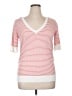 Halogen Red Short Sleeve Top Size XL - photo 1
