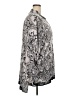 New Directions 100% Rayon Paisley Silver Long Sleeve Blouse Size 3X - photo 4
