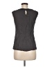 Ann Taylor Gray Sleeveless Silk Top Size M - photo 2