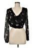 Garage Black Long Sleeve Blouse Size M - photo 1
