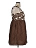 Pink Lily 100% Polyester Stars Brown Cocktail Dress Size XL - photo 4