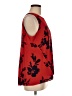 Mercer & Madison 100% Polyester Red Sleeveless Blouse Size M - photo 4