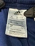 Adidas 100% Polyester Stripes Blue Athletic Shorts Size 9 - 10 - photo 3
