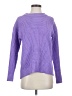Time and Tru 100% Polyester Solid Purple Pullover Sweater Size S - photo 1
