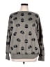 Maurices Print Gray Sweatshirt Size XL - photo 2