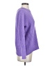 Time and Tru 100% Polyester Solid Purple Pullover Sweater Size S - photo 4