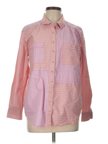 Tru Luxe Jeans Long Sleeve Button-Down Shirt (view 1)