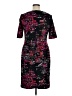 Taylor Print Black Cocktail Dress Size 14 - photo 2