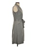 Calvin Klein Solid Gray Casual Dress Size 2 - photo 4